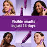 Visible results in just 14 days* *Independent user trial with 82 participants over 2 weeks