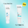 brand refresh tube packaging comparison before and after