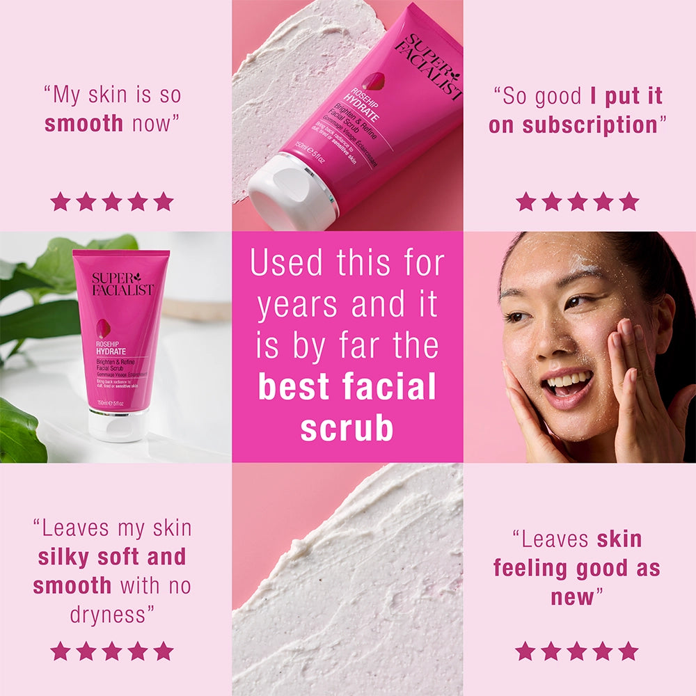 Rosehip Hydrate Facial Scrub Super Facialist