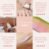 a collection of 5 star product reviews infographic.