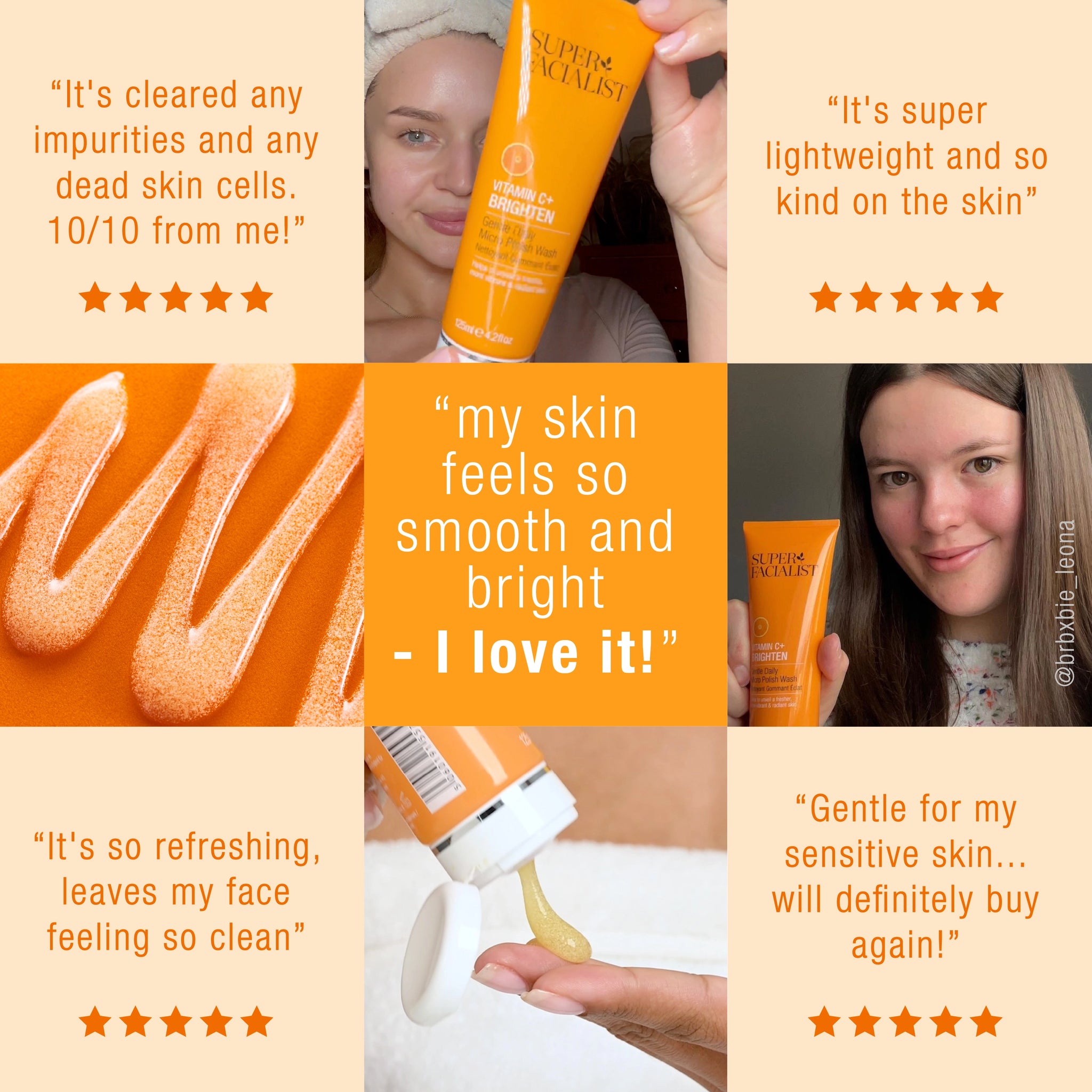 Superfacialist Vitamin C Gentle Daily Micro Polish Wash reviews