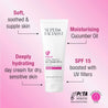 Rosehip Day Cream SPF15 USPs: Soft, soothed and supple skin, moisturising cucumber oil, deeply hydrating day cream for dry, sensitive skin, SPF 15: boosted with UV filters.