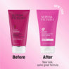 Rosehip Face Scrub before and after new packaging