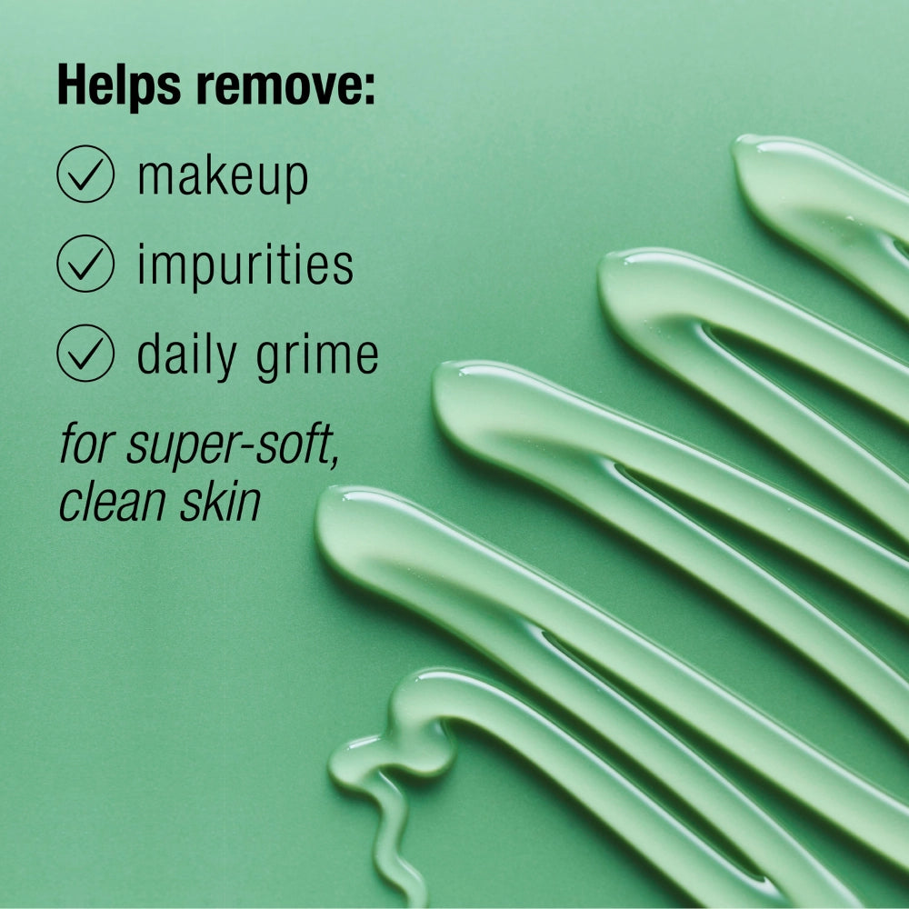 Helps remove makeup, impurities, daily grime for super soft clean skin