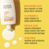 Vitamin C+ Brighten & Defend Serum SPF50+ Ingredients: Hyaluronic Acid, 1% Vitamin C, Ferulic Acid, Aloe Vera