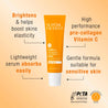 Vitamin C+ Glow Boost Serum USPs: brightens and helps boost skins' elasticity, high performance pro-collagen Vitamin C, lightweight serum absorbs easily, gentle formula suitable for sensitive skin