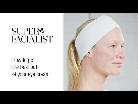 Video of skincare expert Charlotte Connoley demonstrating tips and techniques on how to get the best out of your eye cream.
