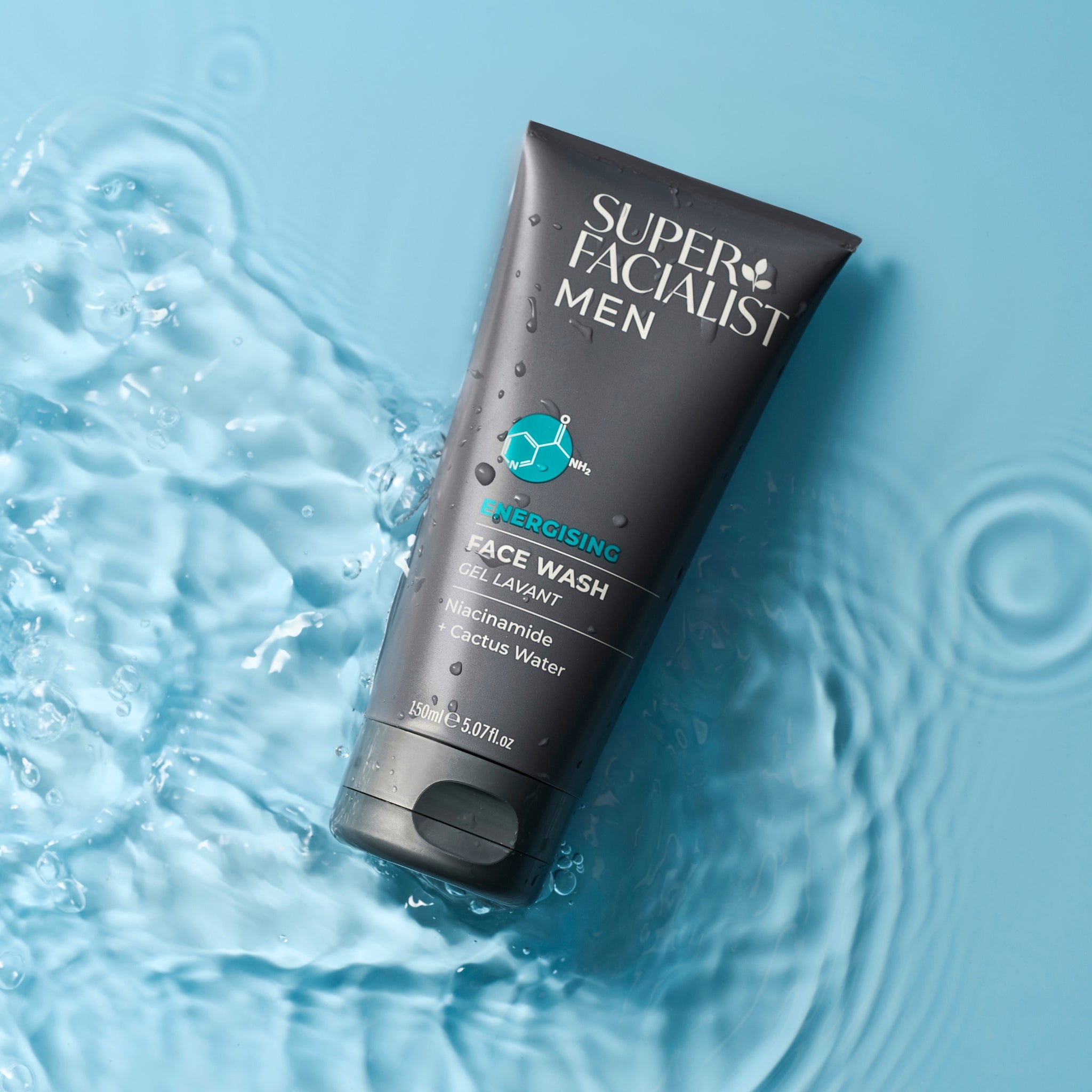 Energising Face Wash for Men product in water