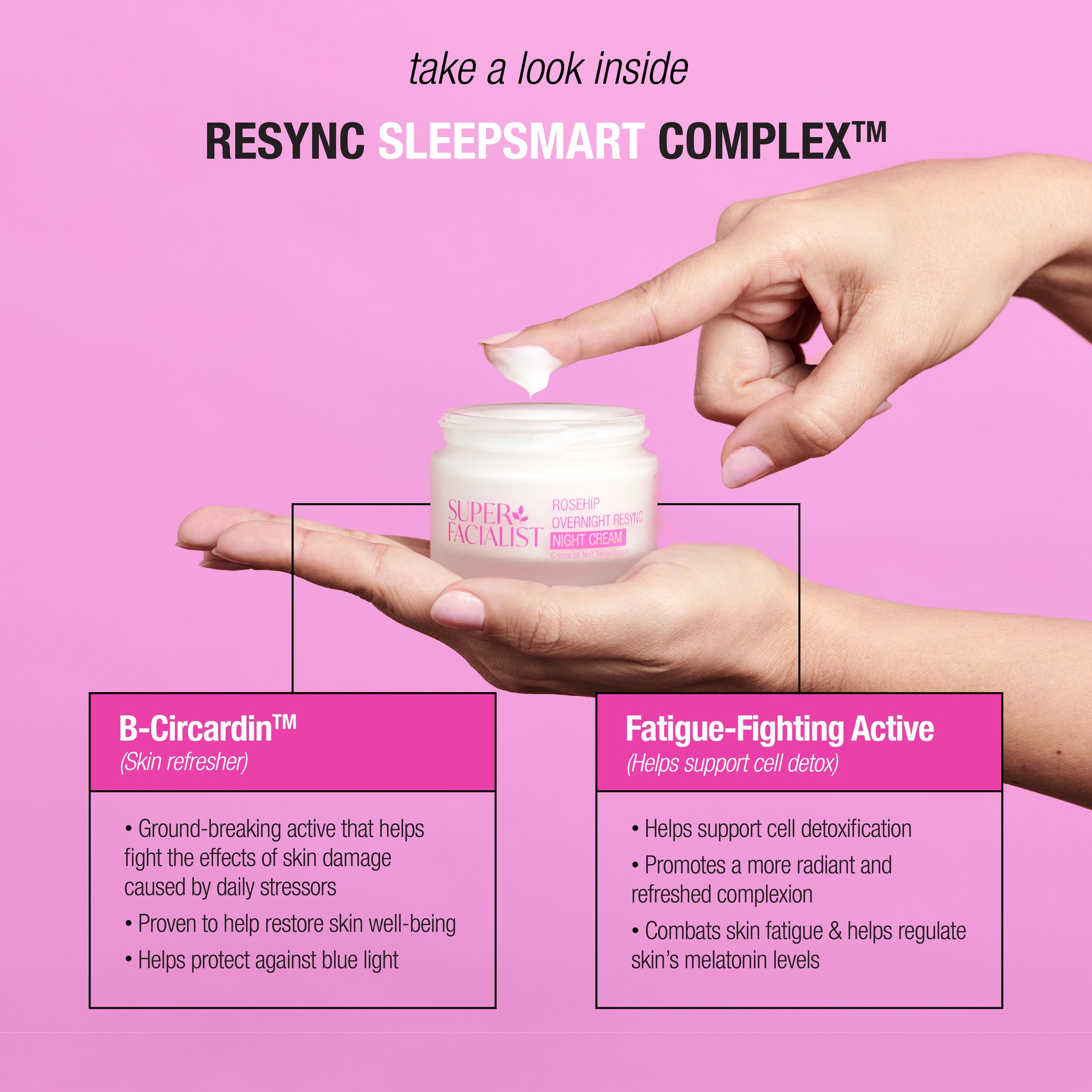 Rosehip SleepSmart Overnight Resync Night Cream Super Facialist