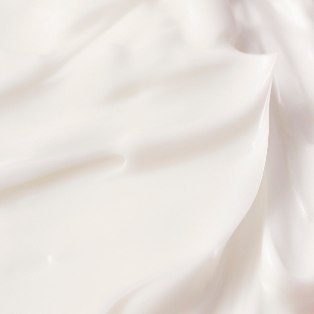 Closeup shot of the smooth night cream texture